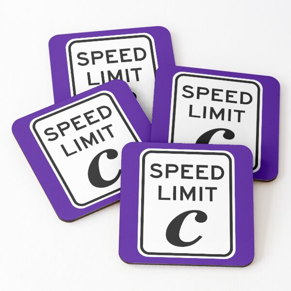 Item preview, Speed Limit Light Speed (c) Sign designed and sold by Karate Octopus.