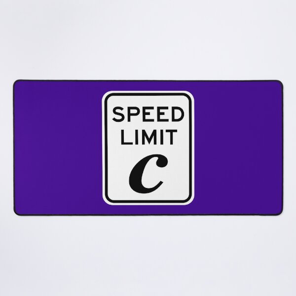 Item preview, Speed Limit Light Speed (c) Sign designed and sold by Karate Octopus.