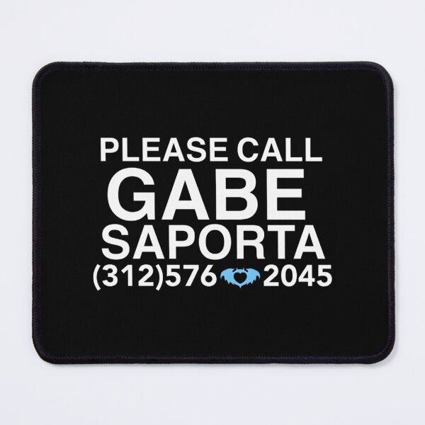 Item preview, Please Call Gabe Saporta – Unique Artistic Design for Fans and Music Lovers designed and sold by CamelSheepArt.
