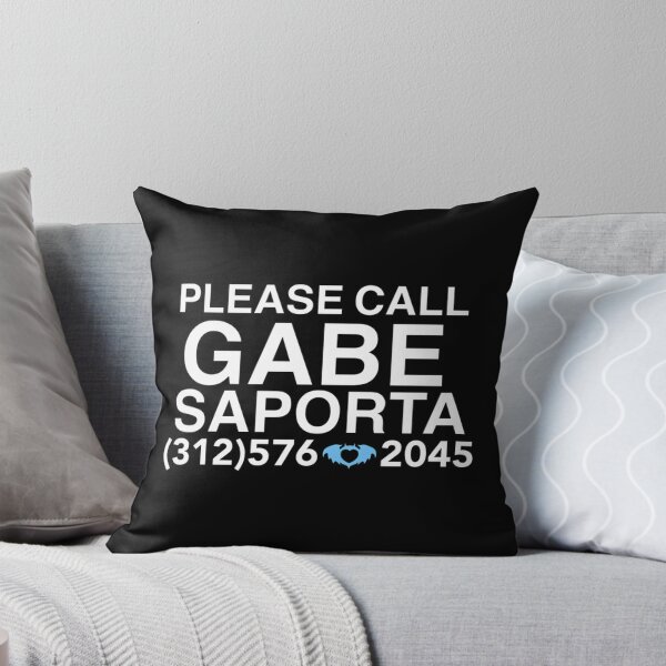Item preview, Please Call Gabe Saporta – Unique Artistic Design for Fans and Music Lovers designed and sold by CamelSheepArt.