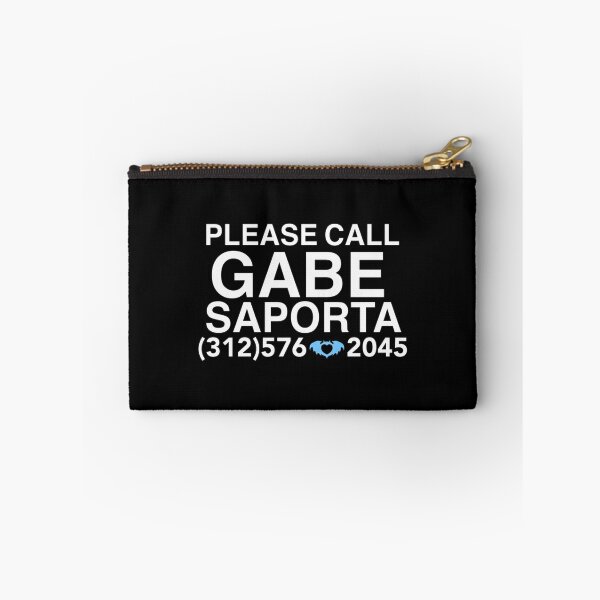 Item preview, Please Call Gabe Saporta – Unique Artistic Design for Fans and Music Lovers designed and sold by CamelSheepArt.