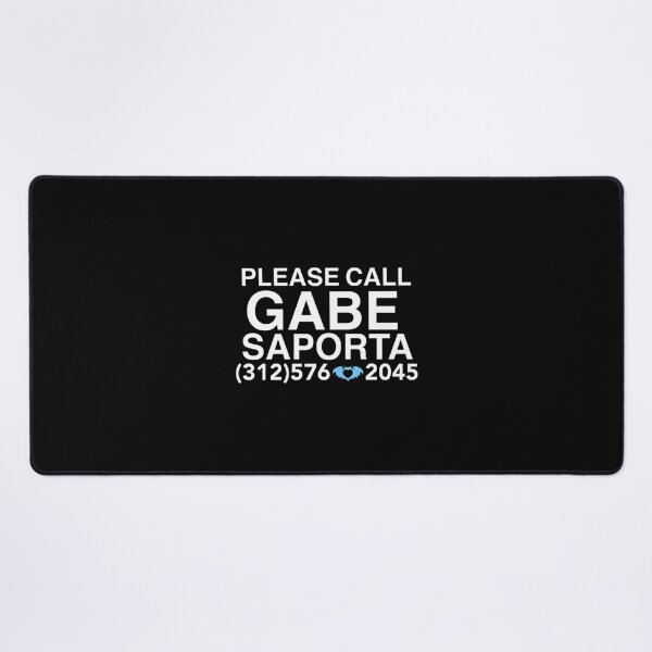 Item preview, Please Call Gabe Saporta – Unique Artistic Design for Fans and Music Lovers designed and sold by CamelSheepArt.