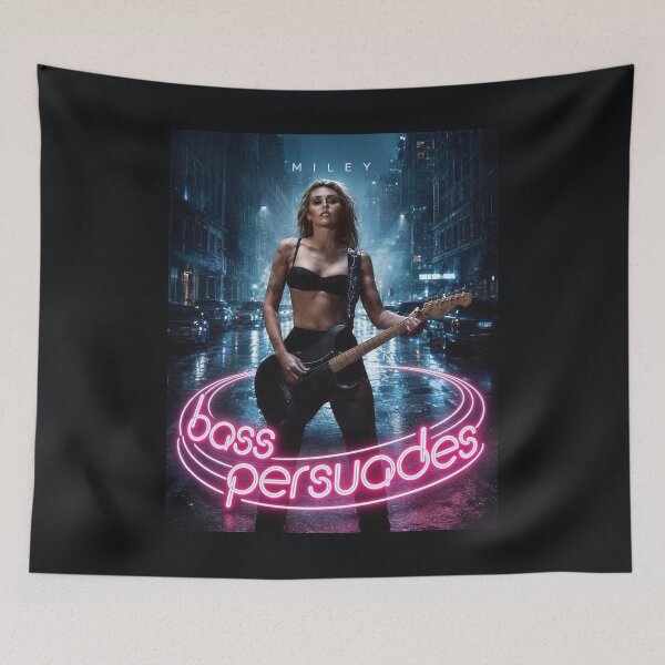 Item preview, Miley Cyrus Bass Persuades Neon City Vibes designed and sold by Vicky021.