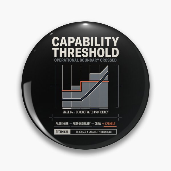 Item preview, Capability Threshold Operational Technical Engineer Graphic designed and sold by SplashTastic.