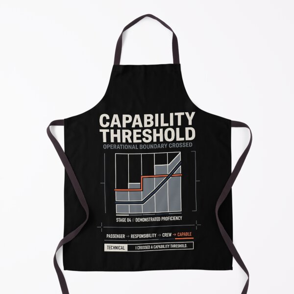 Item preview, Capability Threshold Operational Technical Engineer Graphic designed and sold by SplashTastic.