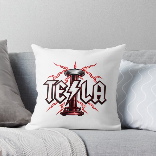 Item preview, Tesla and AC DC Inspired Electrical Science and Rock Music Design designed and sold by BrattyCatty.