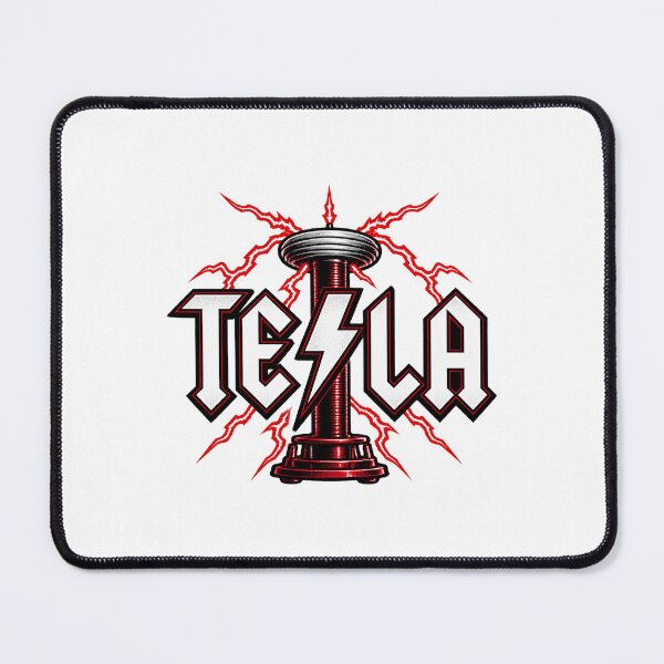 Item preview, Tesla and AC DC Inspired Electrical Science and Rock Music Design designed and sold by BrattyCatty.