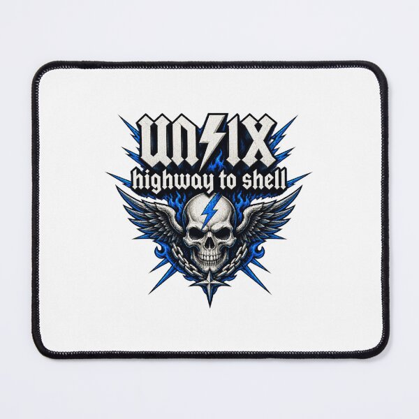 Item preview, UNIX Highway to Shell Command Line Illustration designed and sold by Dahlak-Clothing.