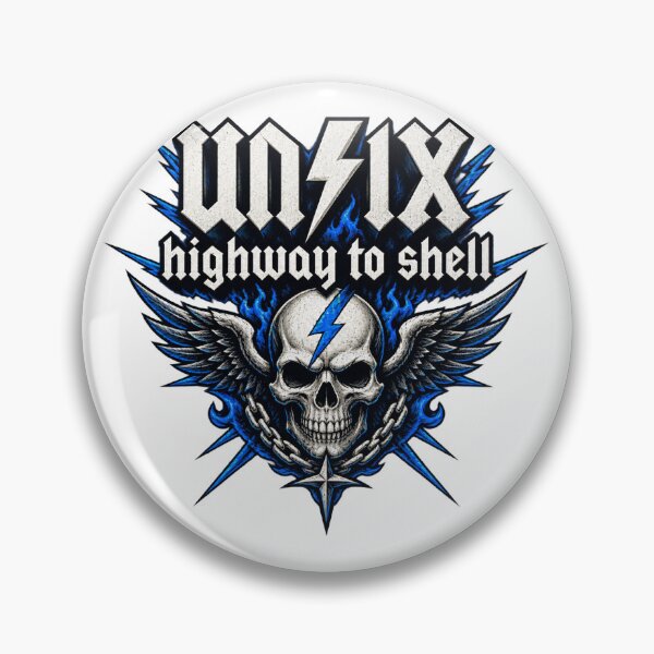 Item preview, UNIX Highway to Shell Command Line Illustration designed and sold by Dahlak-Clothing.