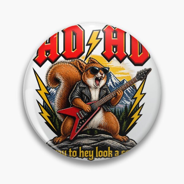 Item preview, AC DC Inspired Design with AD HD Graphic Elements designed and sold by Dahlak-Clothing.