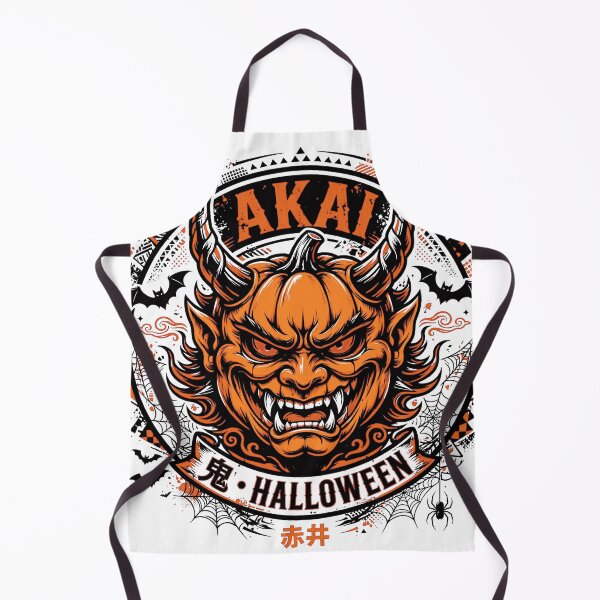 Item preview, Akai Oni Pumpkin Halloween - Japanese Pumpkin Demon Yokai designed and sold by Tsuiho_art.