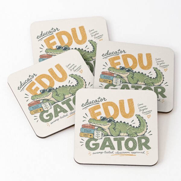 Item preview, Funny Alligator Teacher, Retro Gator Classroom, Educator Gator, Cute School Teacher, Back to School, Alligator Lover, Teacher Gift, Classroom Humor designed and sold by Quiajia.