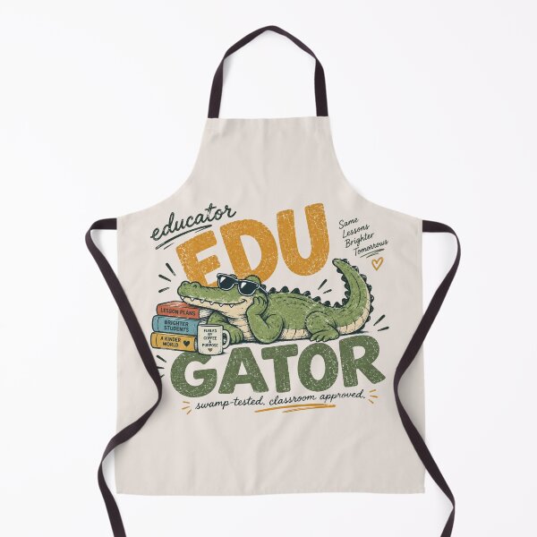 Item preview, Funny Alligator Teacher, Retro Gator Classroom, Educator Gator, Cute School Teacher, Back to School, Alligator Lover, Teacher Gift, Classroom Humor designed and sold by Quiajia.