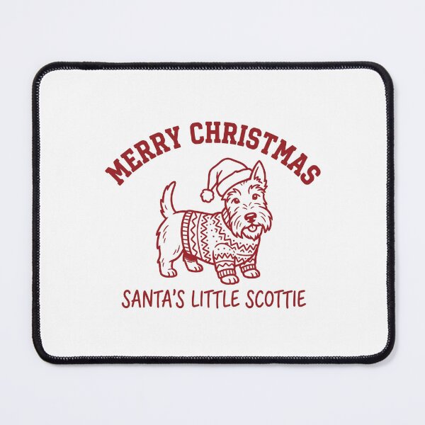 Item preview, santa's little scottie designed and sold by ManikRaja.