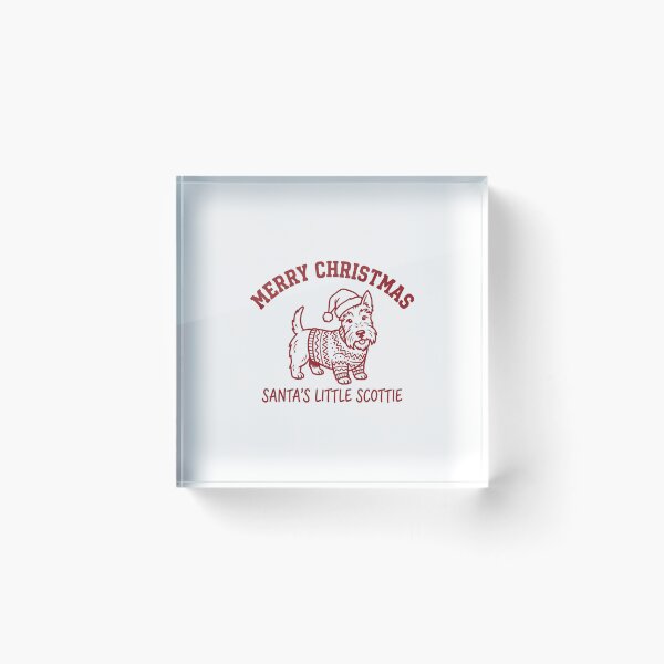 Item preview, santa's little scottie designed and sold by ManikRaja.