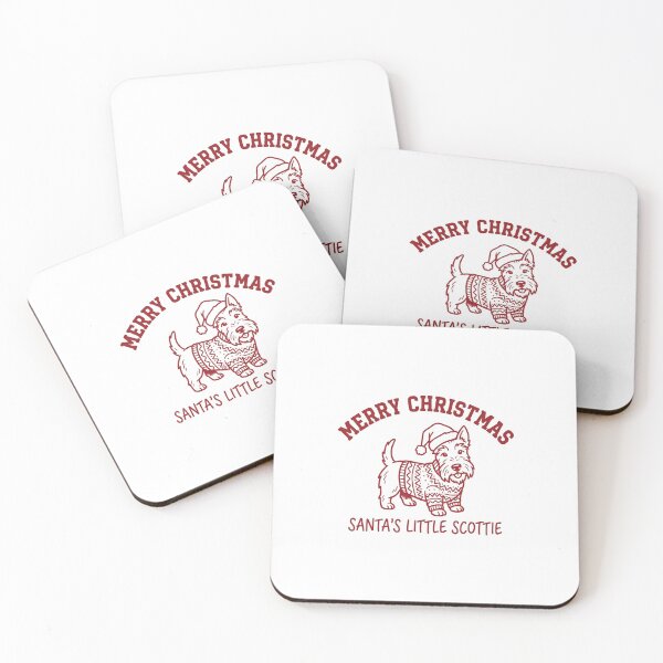 Item preview, santa's little scottie designed and sold by ManikRaja.