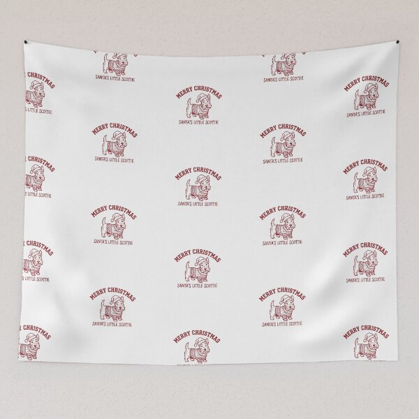 Item preview, santa's little scottie designed and sold by ManikRaja.