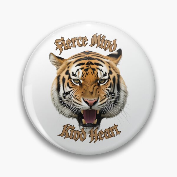 Item preview, Fierce Mind Kind Heart Tiger Photo Art  designed and sold by Debsgiftware .