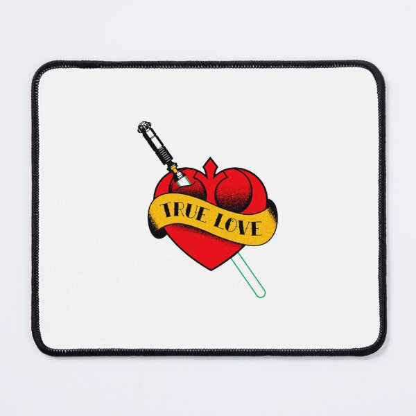 Item preview, True Love Star Wars Lightsaber Heart Tattoo Art designed and sold by idungmampet.