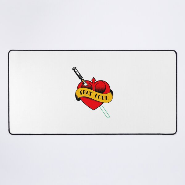 Item preview, True Love Star Wars Lightsaber Heart Tattoo Art designed and sold by idungmampet.