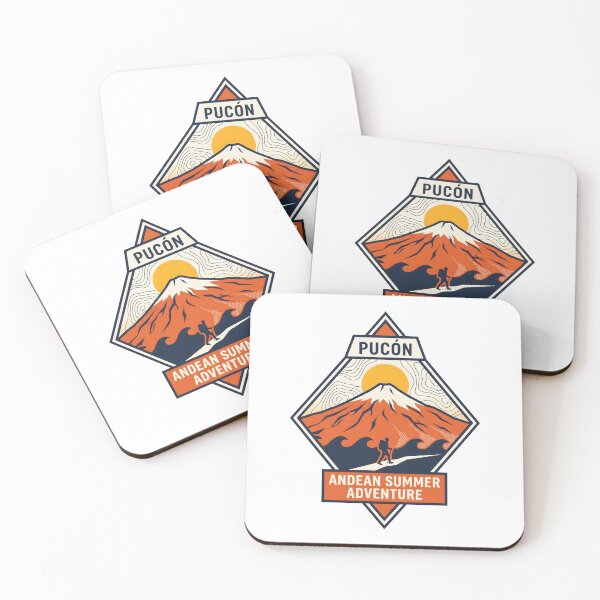 Item preview, Pucon Andean Summer Adventure Volcano Hiking Graphic designed and sold by SplashTastic.
