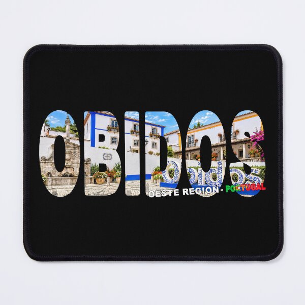 Item preview, OBIDOS Oeste Region Portugal - Beautiful Walled Medieval Town Sign designed and sold by Adam Gormley.