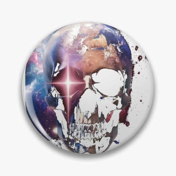 Item preview, Sesh Skull Floating in Space Cosmic Sci-Fi Artwork Design designed and sold by maboot.