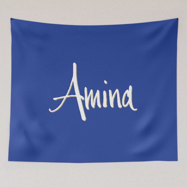 Item preview, AMINA personalized type design designed and sold by CharlottePlaceArt.