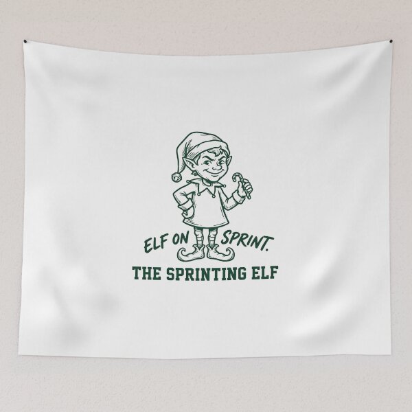 Item preview, the ssprinting elf designed and sold by ManikRaja.