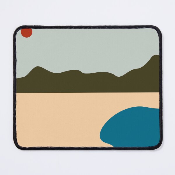 Item preview, Minimalist Beach and Mountain Abstract Landscape designed and sold by darkskinbender.