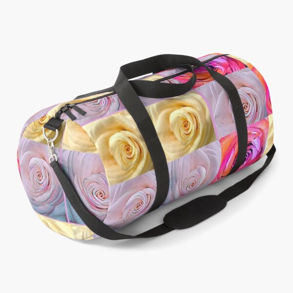 Item preview, Pastel Rose Grid Collage – Vibrant Pink, Cream & Magenta Rose Pattern designed and sold by BalkanBloomArt.