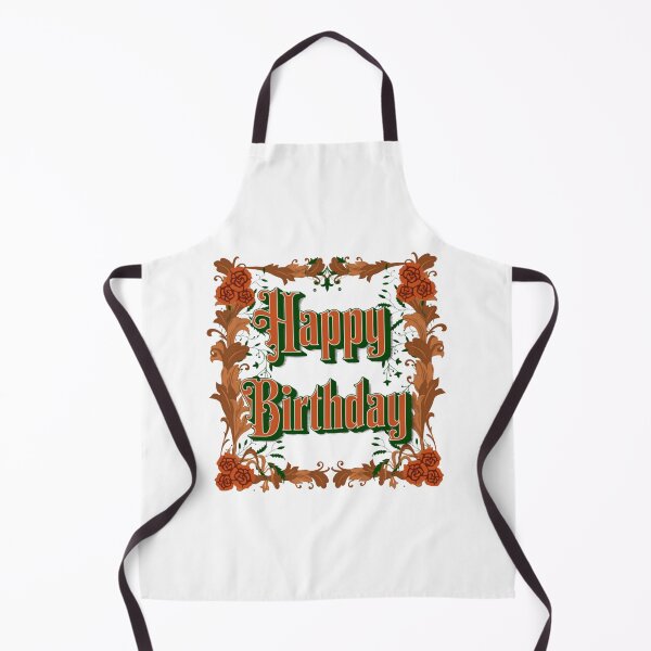 Item preview, Vintage Floral Happy Birthday Greeting Victorian Art designed and sold by 2025TeeOdyssey.