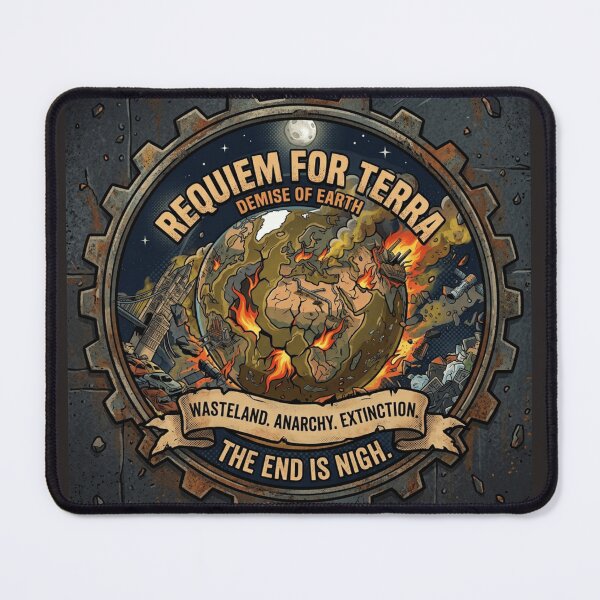 Item preview, Requiem For Terra Demise Of Earth Environmental Apocalypse Graphic Tee designed and sold by lovepower.