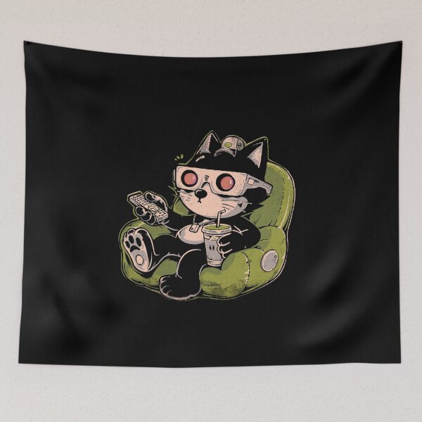 Item preview, Cozy Cat Couch Potato Mode designed and sold by Anugrah januar.