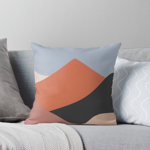 Item preview, Terracotta Desert Mountains Minimalist Landscape designed and sold by darkskinbender.