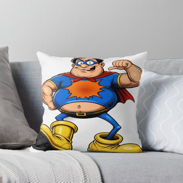 Item preview, Funny Superhero Strongman Cartoon designed and sold by Debnath-style.