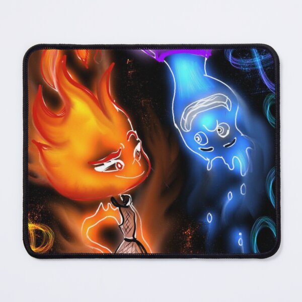 Item preview, water fire glow digital cartoon art designed and sold by Jay21743ori.