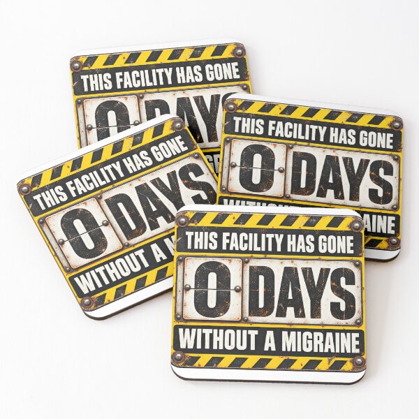 Item preview, Days since last migraine designed and sold by SebastianKraine.