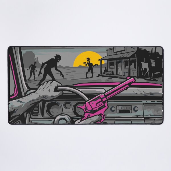 Item preview, Zombie Apocalypse 02 Survive Sunset Roadside Scene T-shirt , Retro Drive-In designed and sold by elmanchour.