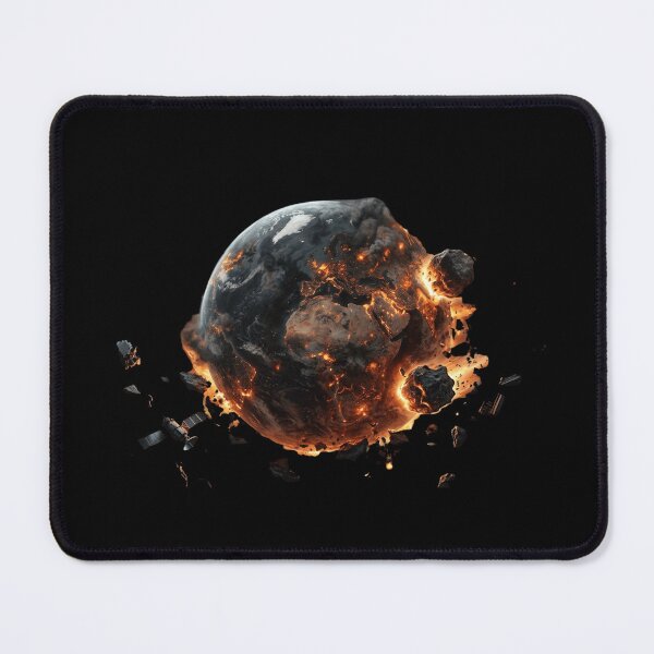 Item preview, Cinematic Epic: Earth Destroyed by Cosmic Collision and Molten Core designed and sold by lovepower.