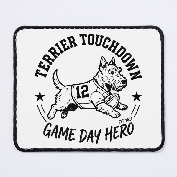 Item preview, terrier touchdown designed and sold by ManikRaja.