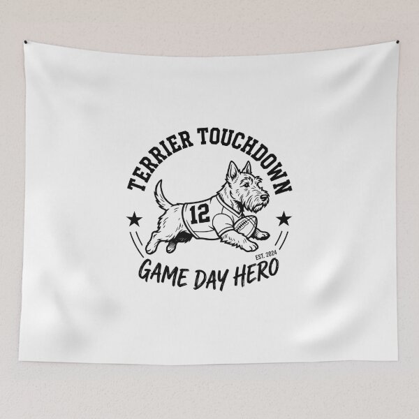 Item preview, terrier touchdown designed and sold by ManikRaja.