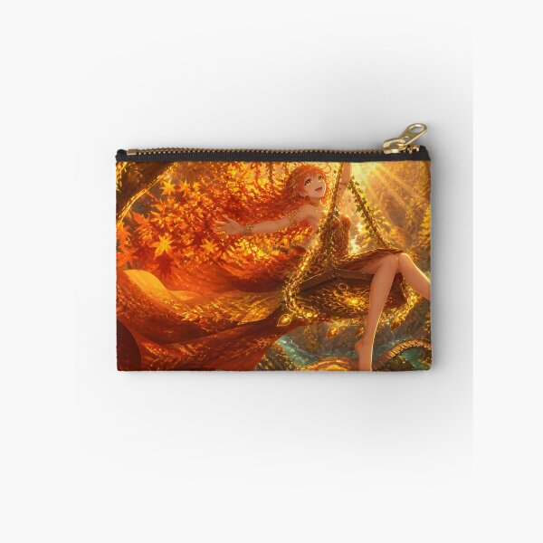 Item preview, Autumn Forest Mage Swinging Through Golden Light designed and sold by sigmaartstudio.
