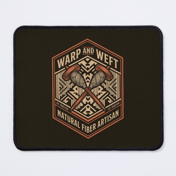 Item preview, Warp And Weft Natural Fiber Artisan Weaver Graphic designed and sold by SplashTastic.
