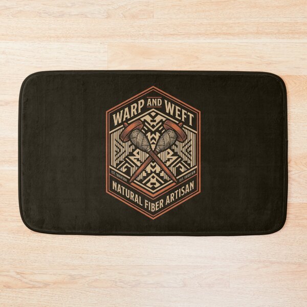 Item preview, Warp And Weft Natural Fiber Artisan Weaver Graphic designed and sold by SplashTastic.