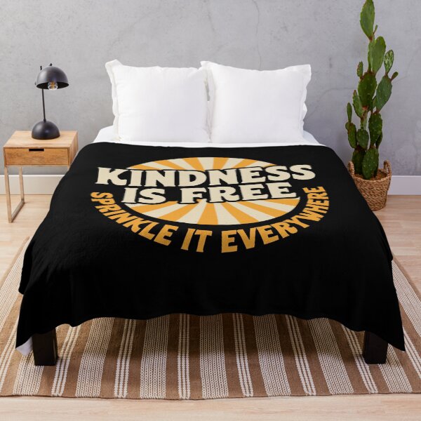 Item preview, Kindness Is Free Sprinkle It Everywhere Retro Slogan designed and sold by Say It With Ink.