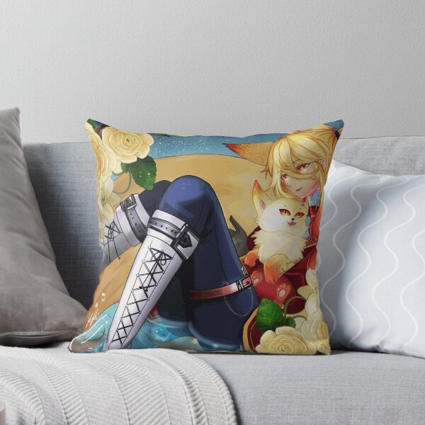 Item preview, Golden Fox Girl Floral Fantasy Art designed and sold by CalderFenwick.