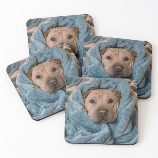 Item preview, Shar Pei in Blanket 01 designed and sold by Elisabeth Lucas.