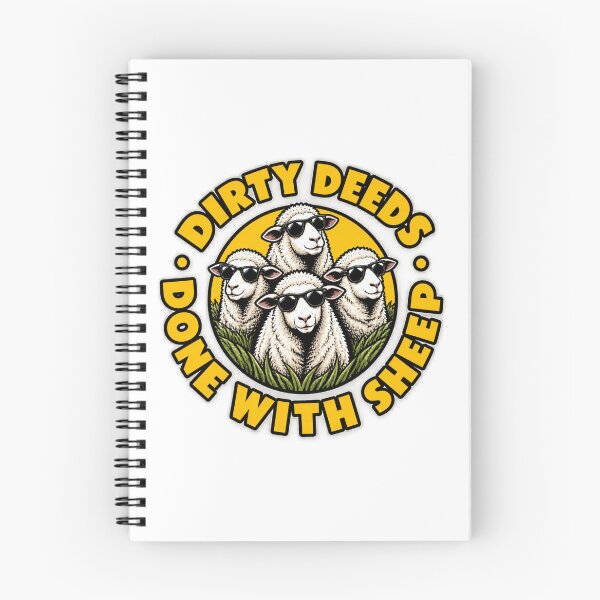 Item preview, Funny Dirty Deeds Done With Sheep Humorous Animal Pun Design designed and sold by Sonicify.