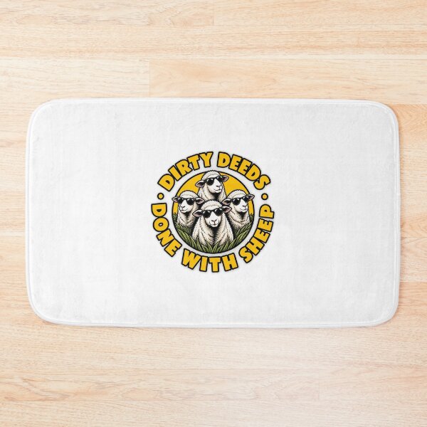 Item preview, Funny Dirty Deeds Done With Sheep Humorous Animal Pun Design designed and sold by Sonicify.